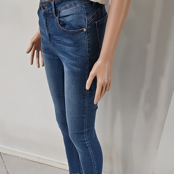 Between Us Denim - Between Us Stylish Blue Ankle Jeans for Women
